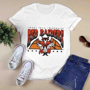 Texas Tech Basketball Red Raiders Guns Up Mascot T-Shirt