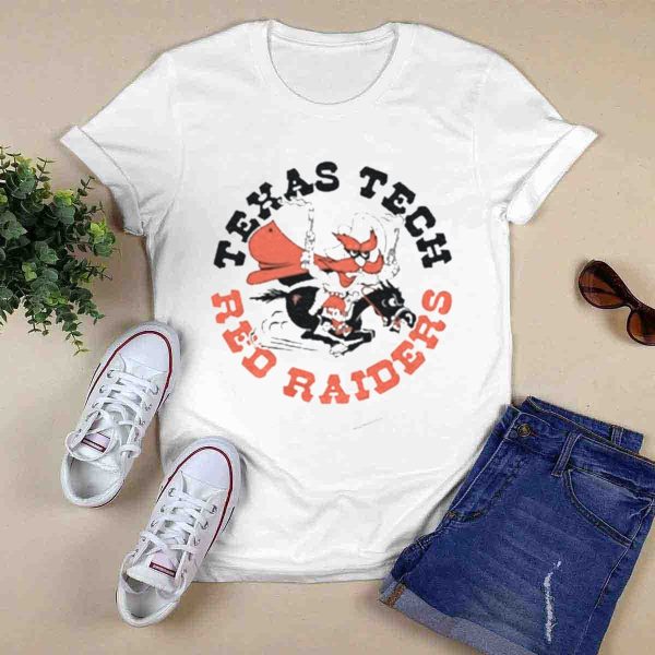 Texas Tech Masked Rider Red Raiders Circle T Shirt 0
