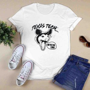 Texas Tech Red Opossums Wreck Em T-Shirt