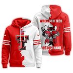 Personalized Texas Tech Red Raiders 2025 Warrior Spirit All-Over Print Hoodie