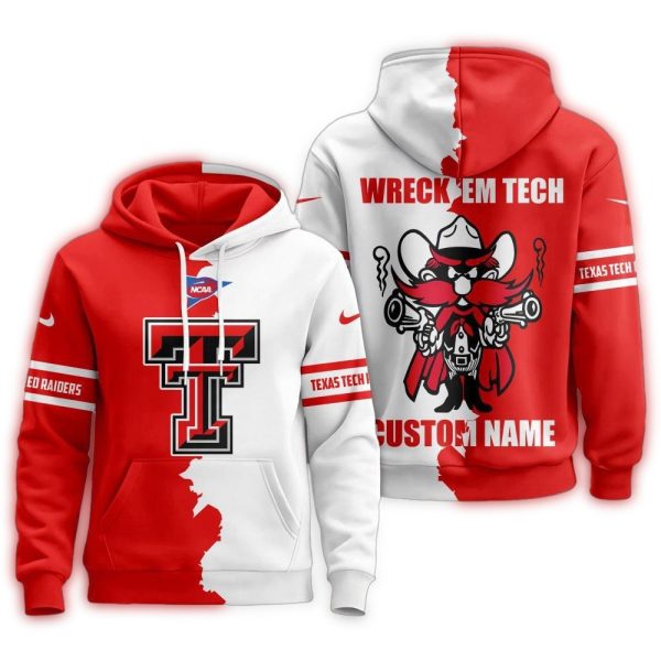 Texas Tech Red Raiders 2025 NCAA Warrior Spirit Personalized Hoodie Shirt 1