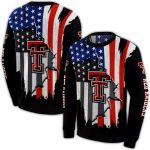 Texas Tech Red Raiders American Pride All-Over Print Sweatshirt