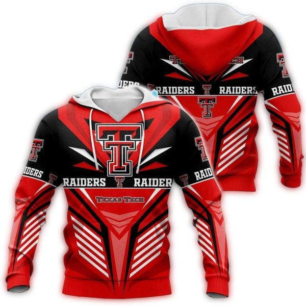 Texas Tech Red Raiders Armor Football For Fan AOP Hoodie 1