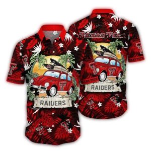 Texas Tech Red Raiders Camping Summer Vacation Hawaiian Shirt