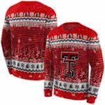 Texas Tech Red Raiders Christmas Trees All-Over Print Sweatshirt