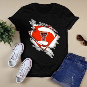Texas Tech Red Raiders Double T Superman Shield T-Shirt