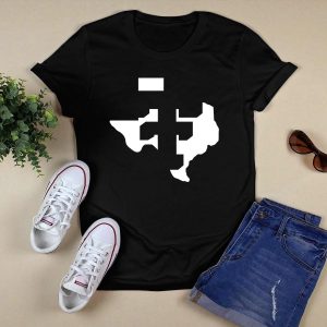 Texas Tech Red Raiders Double T Texas Outline T-Shirt