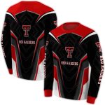 Texas Tech Red Raiders Futuristic Pattern All-Over Print Sweatshirt