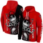 Texas Tech Red Raiders Jack Skellington All-Over Print Hoodie
