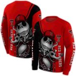Texas Tech Red Raiders Jack Skellington All-Over Print Sweatshirt