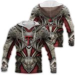 Texas Tech Red Raiders Knights Templar Armor For Fan All-Over Print Hoodie