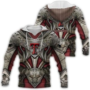 Texas Tech Red Raiders Knights Templar Armor For Fan All-Over Print Hoodie