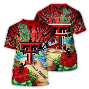 Texas Tech Red Raiders Landscape Art All-Over Print T-Shirt