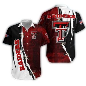 Texas Tech Red Raiders Logo In My Heart Hawaiian Shirt