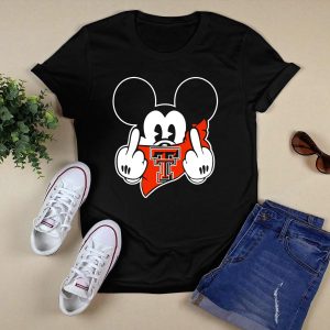 Texas Tech Red Raiders Mickey Middle Fingers T-Shirt