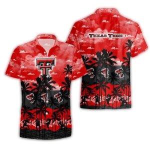 Texas Tech Red Raiders Player And Coconut Beach Tropical Hawaiian Shirt
