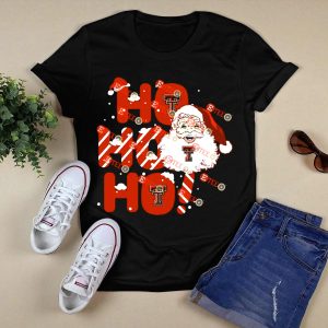 Texas Tech Red Raiders Santa Ho Ho Ho Christmas T-Shirt