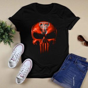 Texas Tech Red Raiders Skull Symbol With Iconic Red And Black Tt T-Shirt