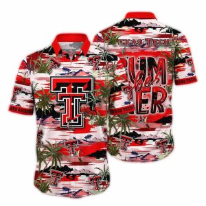 Texas Tech Red Raiders Summer Vibes Island Tropical Hawaiian Shirt