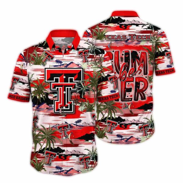 Texas Tech Red Raiders Summer Vibes Island Tropical Hawaiian Shirt 1