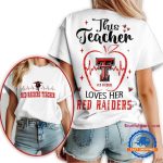 Texas Tech Red Raiders Teacher Appreciation Month Vintage All-Over Print T-Shirt