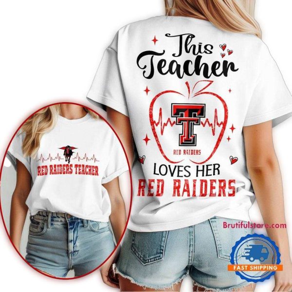 Texas Tech Red Raiders Teacher Appreciation Month Vintage T Shirt 1