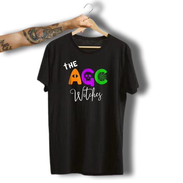 The Agc Witches Cat Eye Skull Web Halloween Elements T Shirt t shirt 1