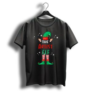 The Artist Elf Matching Family Christmas T-Shirt