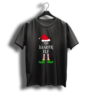 The Banker Elf Christmas Teens Festive Holiday T-Shirt