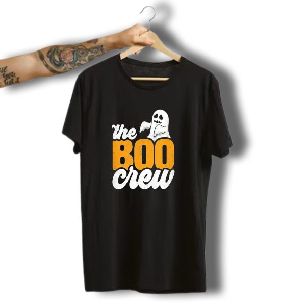 The Boo Crew Ghost Halloween T Shirt t shirt 1