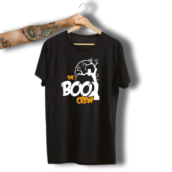 The Boo Crew Halloween Pumpkin Friends Scary T Shirt t shirt 1