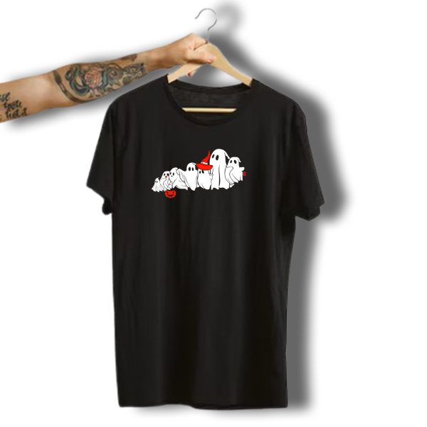 The Boograss State Ghosts Halloween Parade With Witch Hat And Pumpkin T Shirt t shirt 1