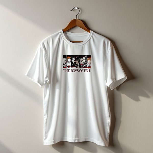 The Boys Of Fall Horror Icons Vintage Halloween Scary Movie Autumn T Shirt t shirt 1