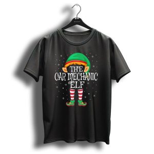 The Car Mechanic Elf Christmas Family Matching Group T-Shirt