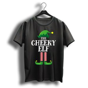 The Cheeky Elf Matching Family Group Christmas Fun T-Shirt