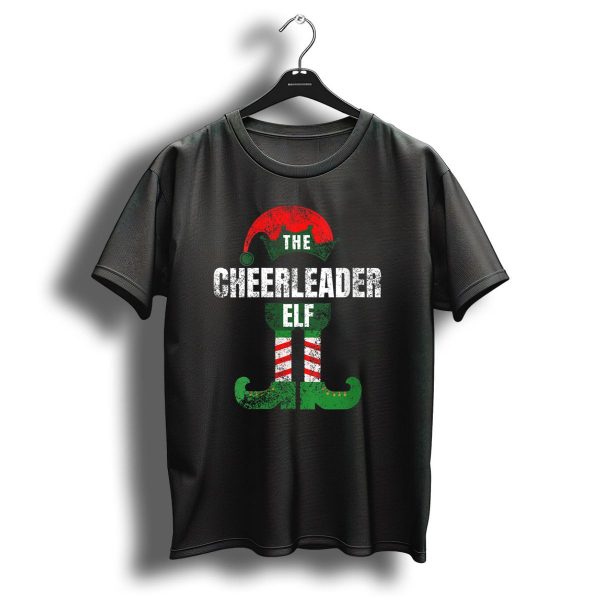 The Cheerleader Elf Christmas Humor Festive T Shirt 1 t shirt 1