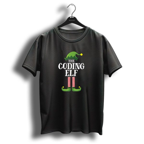 The Coding Elf Matching Family Group Christmas Party Festive Attire T Shirt 1 t shirt 1