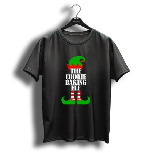 The Cookie Baking Elf Christmas Elf Hat And Shoes T-Shirt