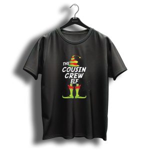 The Cousin Crew Elf Matching Christmas Family Group T-Shirt