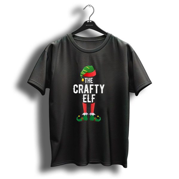 The Crafty Elf Matching Family Group Christmas Party Fun T Shirt 1 t shirt 1