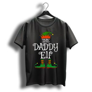 The Daddy Elf Christmas Family Matching Pajama T-Shirt