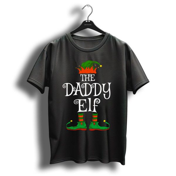 The Daddy Elf Christmas Family Matching Pajama T Shirt 1 t shirt 1