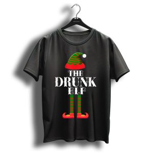 The Drunk Elf Matching Family Group Christmas T-Shirt