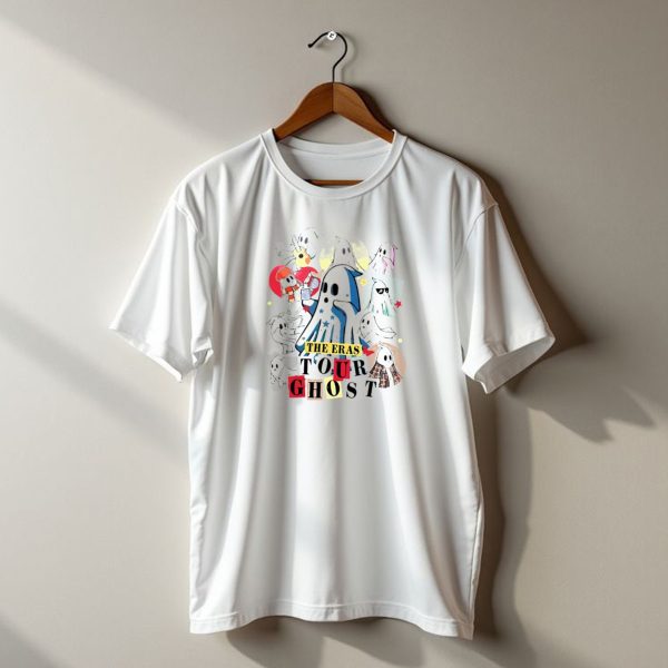The Eras Tour Ghost In My Spooky Era Groovy Hippie Halloween Ghost T Shirt t shirt 1