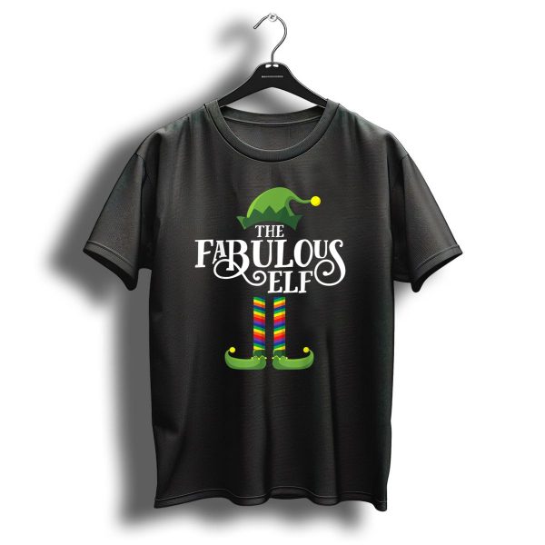 The Fabulous Gay Elf Matching Family Christmas Party T Shirt 1 t shirt 1