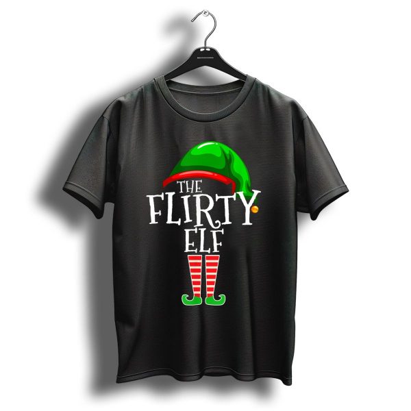 The Flirty Elf Matching Christmas Family Group T Shirt 1 t shirt 1