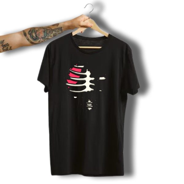 The Funny Skeleton Ripped Halloween T Shirt t shirt 1