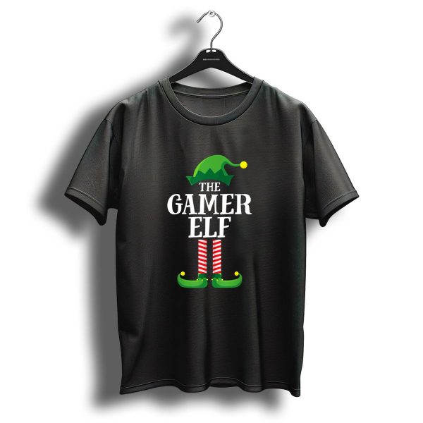 The Gamer Elf Matching Family Christmas Party T Shirt 1 t shirt 1