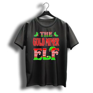 The Gold Miner Elf Christmas Family Matching Funny Holiday T-Shirt