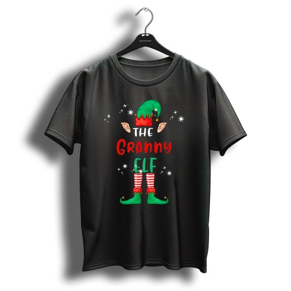 The Granny Elf Christmas Family Group Matching Costume T Shirt 1 t shirt 1